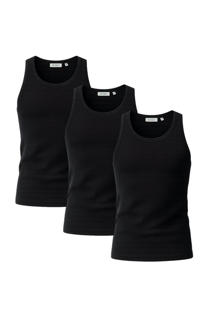 Solano Tank Vest 3-Pack – Black