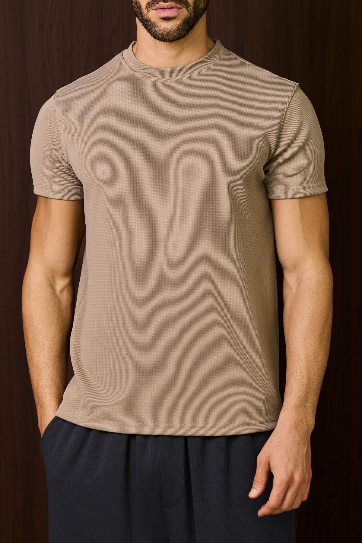 Saints T-Shirt – Taupe